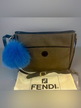 FENDI Pequin Messenger Bag